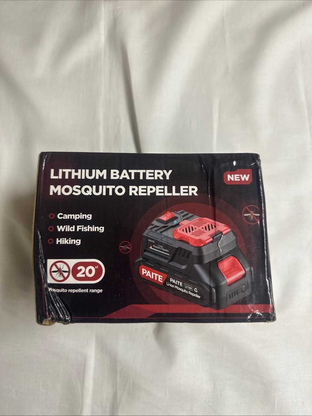 PAITE Red and Black Lithium Battery Mosquito Repeller